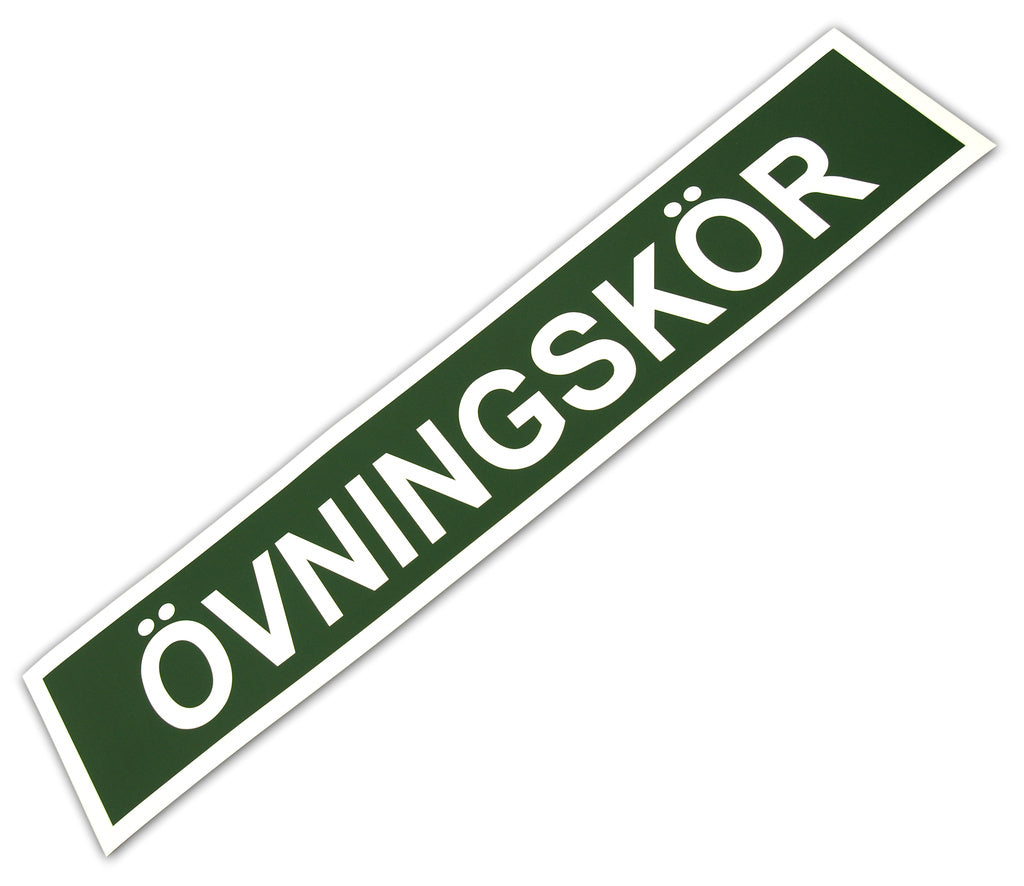 Övningskörningsskylt magnetisk (5-pack)